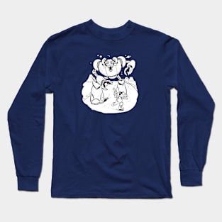 Captain Catnip vs robot Long Sleeve T-Shirt